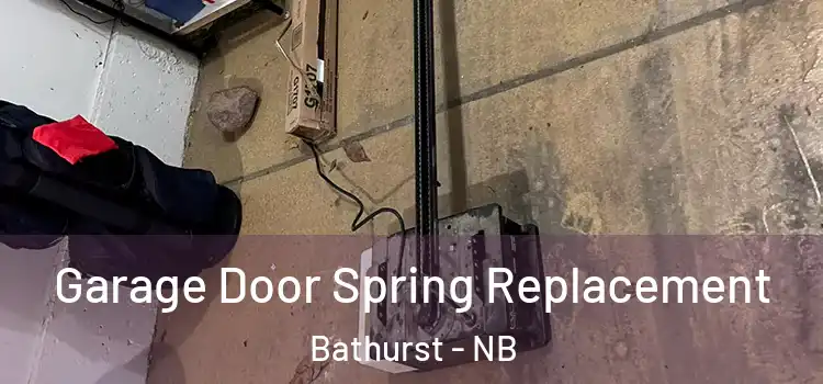  Garage Door Spring Replacement Bathurst - NB